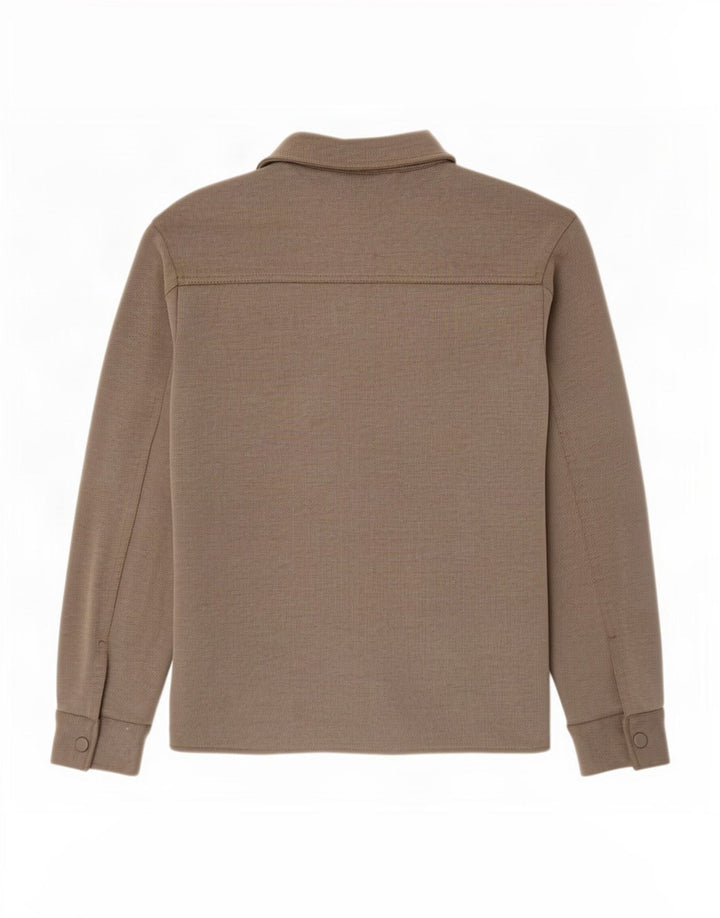 Zara Herren-Hemd, klein, grau, Polyester