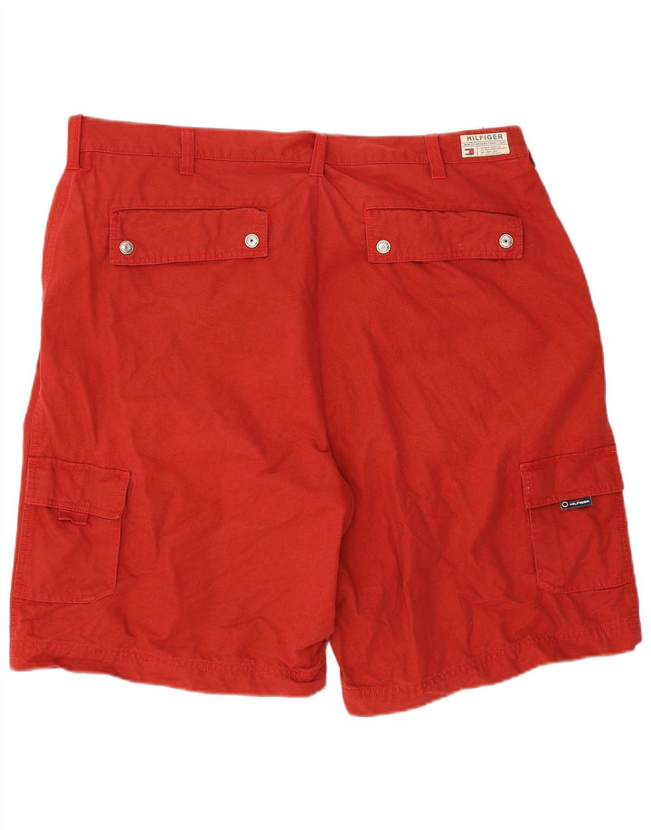 Tommy Hilfiger Herren Cargo Shorts W40 XL Rot Baumwolle