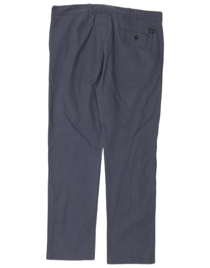Gerade Herren-Chinohose von Marks & Spencer, W38, L33, Blau, Baumwolle
