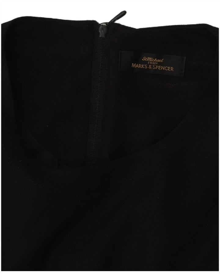 Marks & Spencer Damen Etuikleid UK 18 XL Schwarz