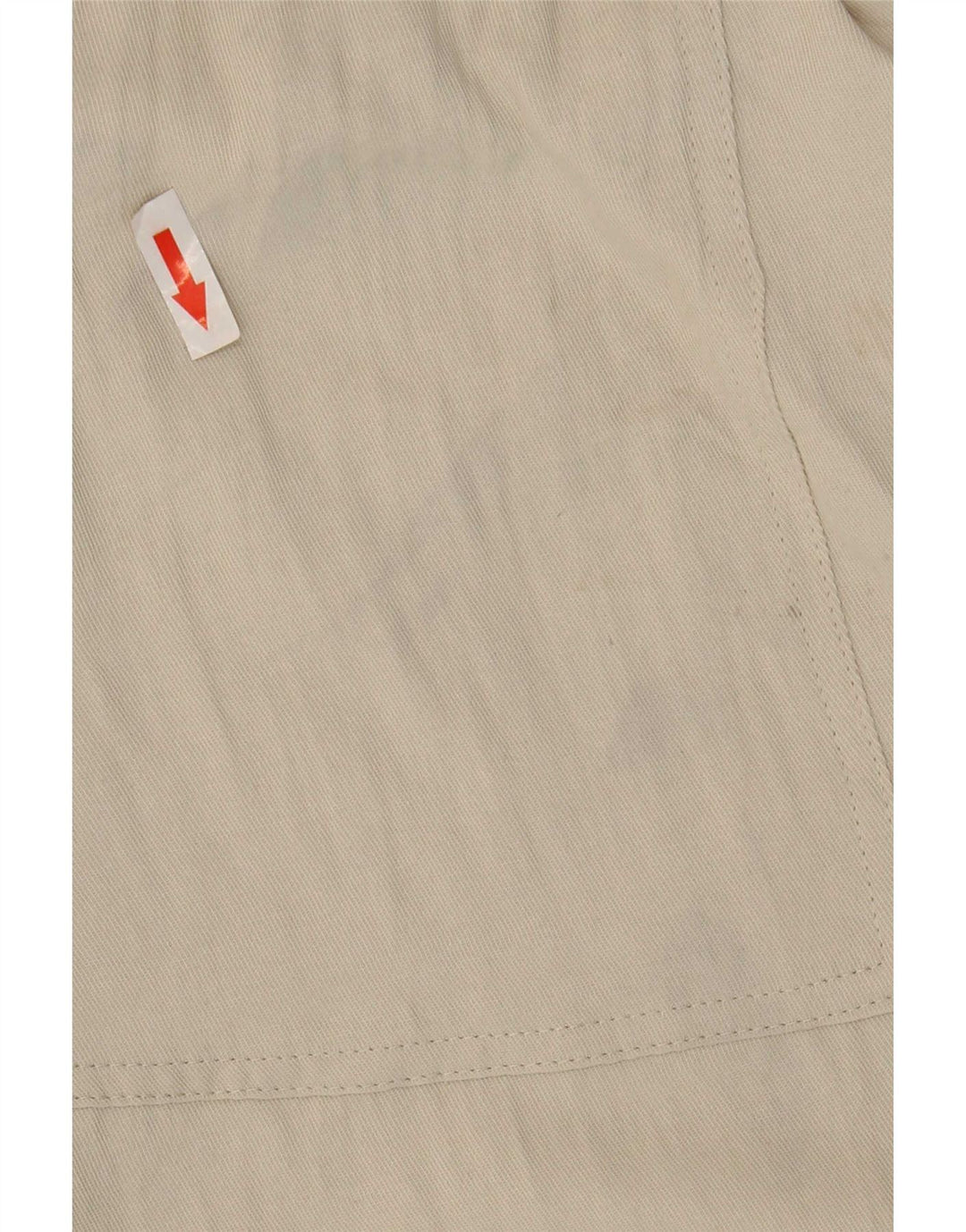 Zara Damen Joggers, kurze Hose, mittelgroß, W28, L25, beige, Polyester