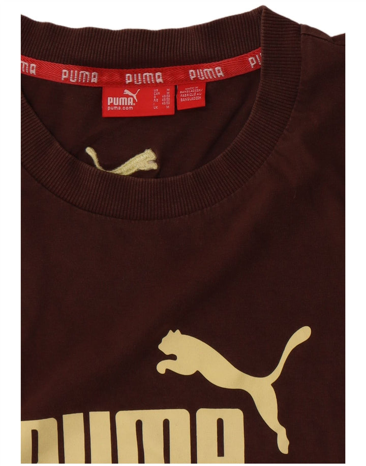 Puma Herren Grafik-T-Shirt-Oberteil Mittelbraun