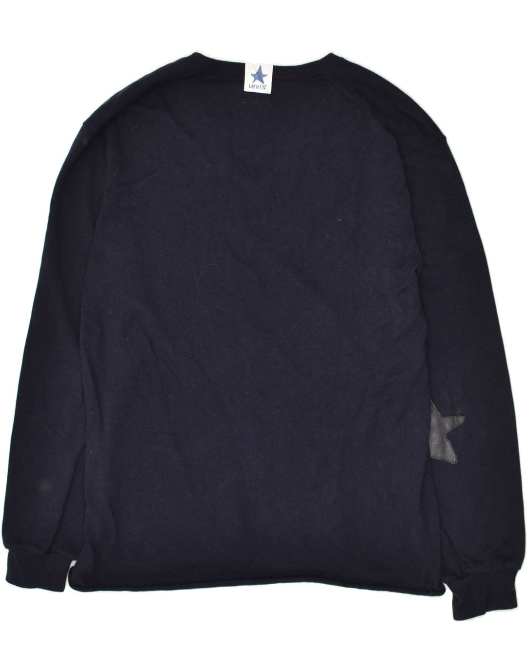 LEVI'S Mens V-Neck Jumper Sweater XL Navy Blue | Vintage Levi's | Thrift | Second-Hand Levi's | Used Clothing | Messina Hembry 