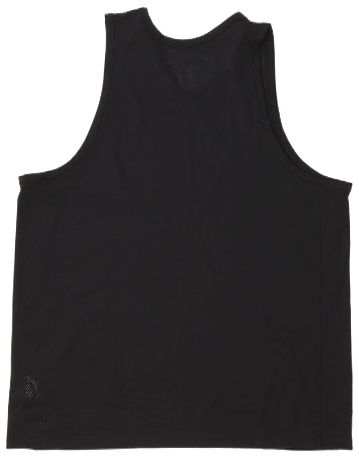 Nike Herren Dri Fit Weste Top 2XL Schwarz Polyester