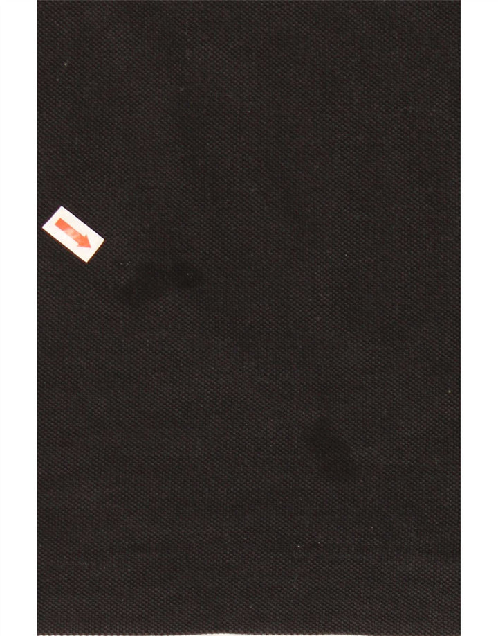 Lacoste Herren-Poloshirt, Größe 5, groß, schwarze Baumwolle