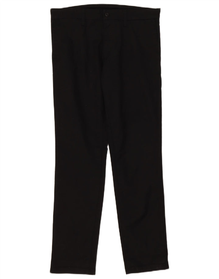 Carhartt Herren Gerade Freizeithose W33 L32 Schwarz Polyester