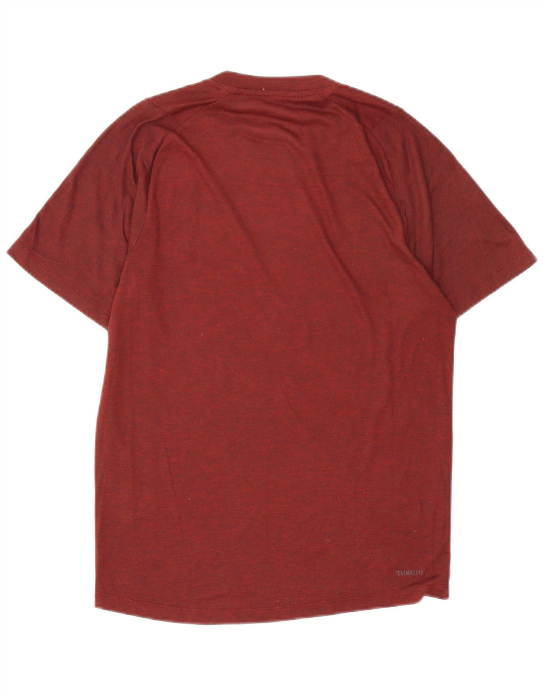 Adidas Herren Climalite T-Shirt Top Small Braun meliert