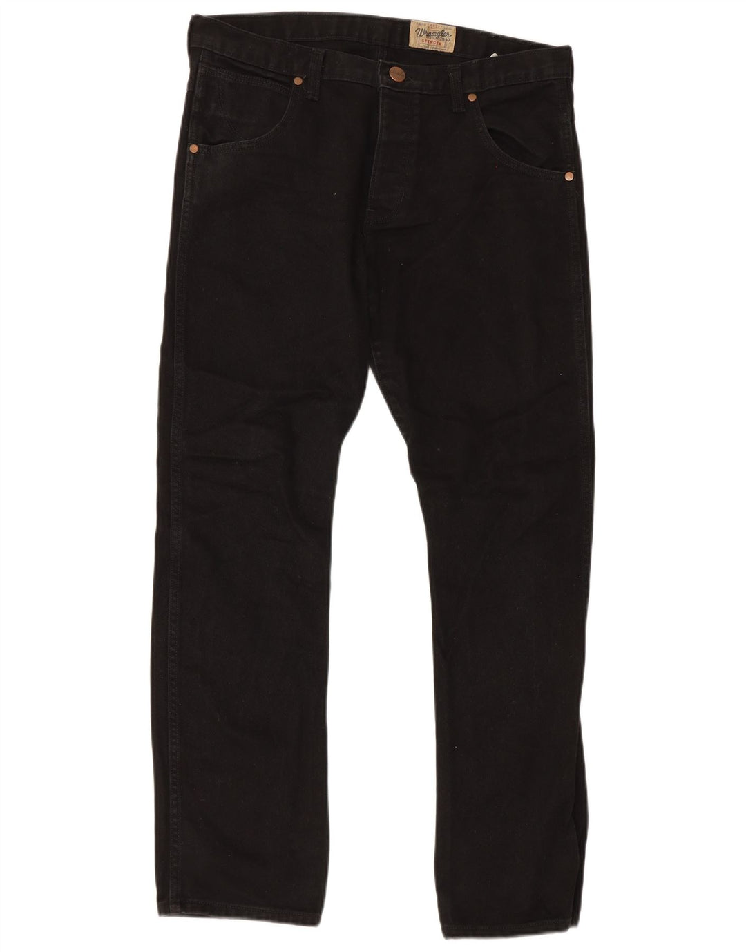 Wrangler Herren Spencer Slim Straight Jeans W34 L32 Schwarz