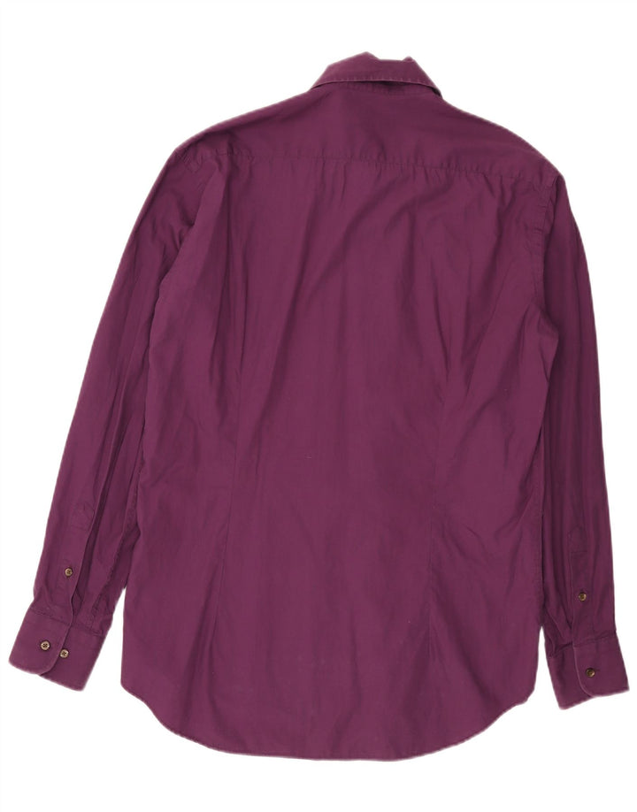 Etro Herrenhemd Größe 40 Medium Lila