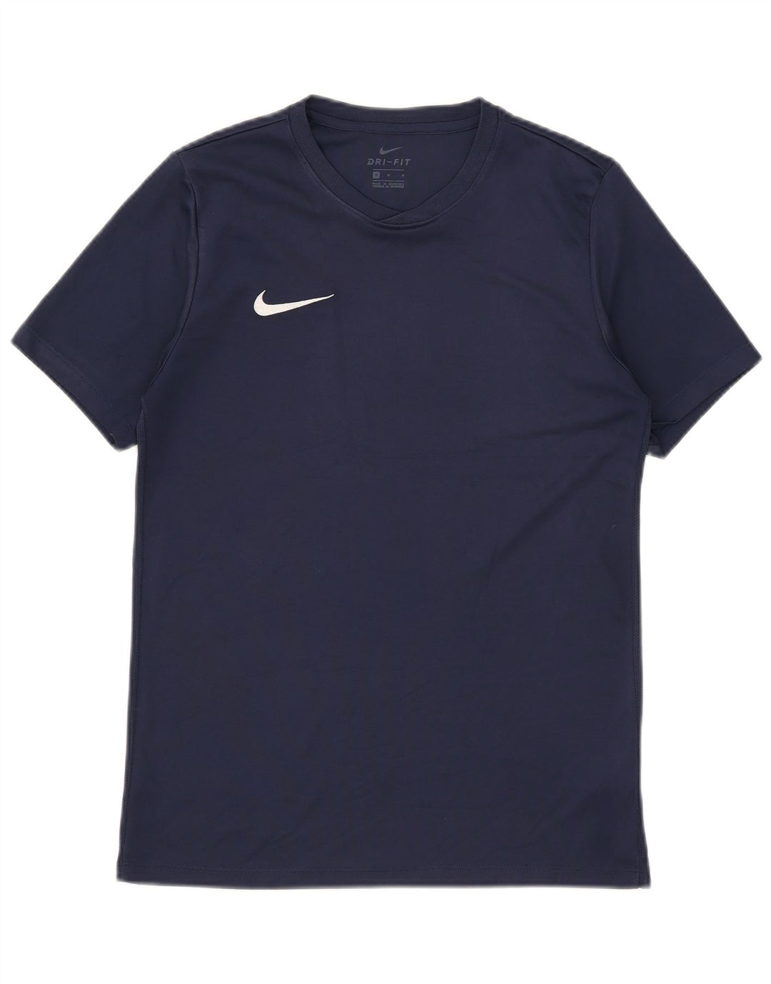 NIKE Herren Dri Fit T-Shirt Top Medium Marineblau Polyester