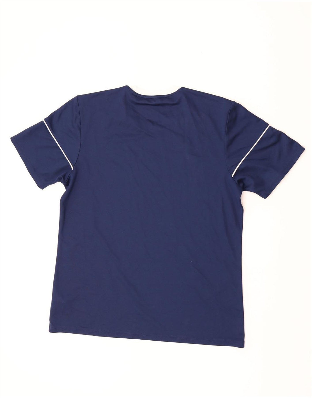 Adidas Herren Climalite T-Shirt Top Large Marineblau Colourblock Polyester