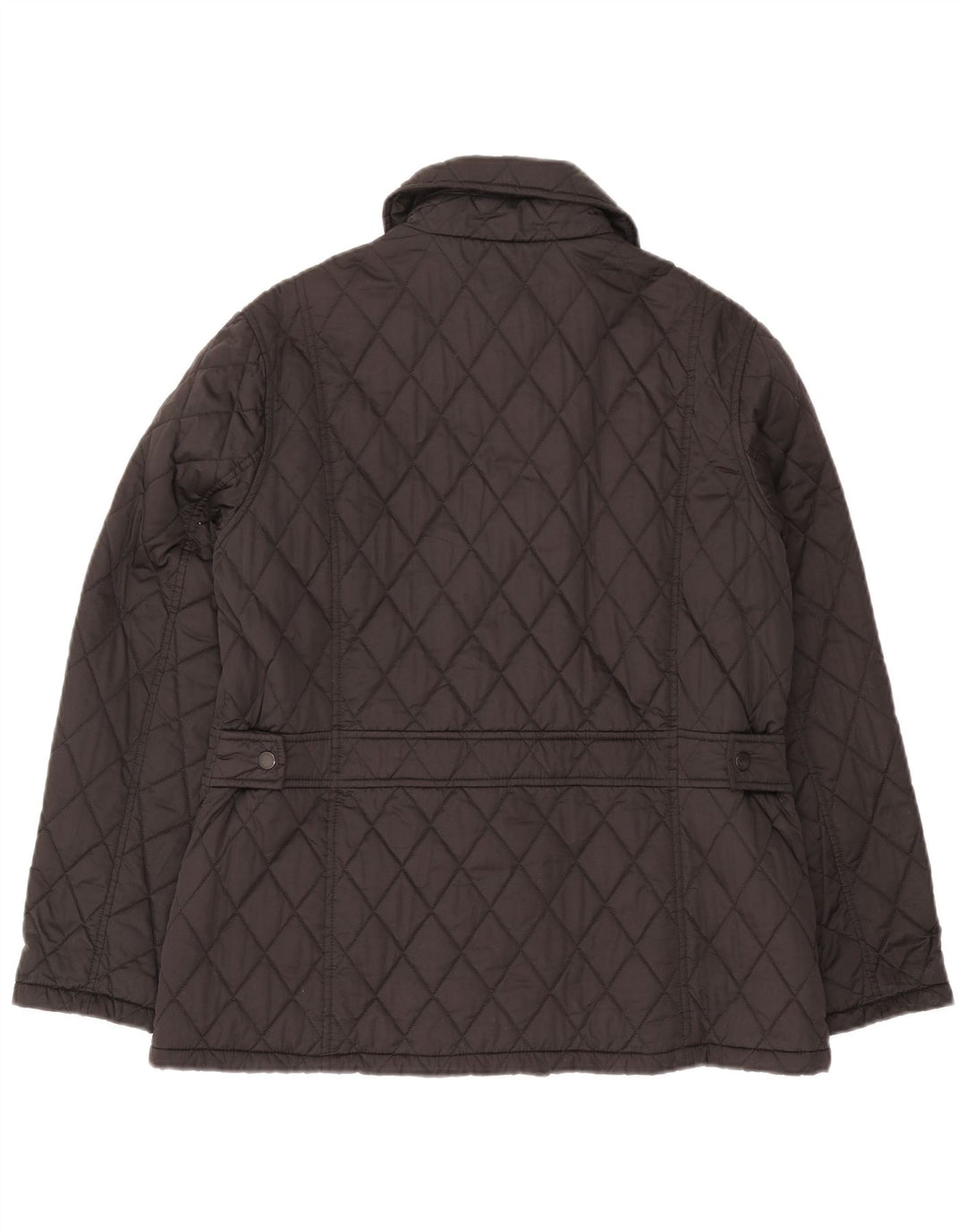 Barbour Damen Zweireihige Steppjacke UK 16 Large Grau Polyester