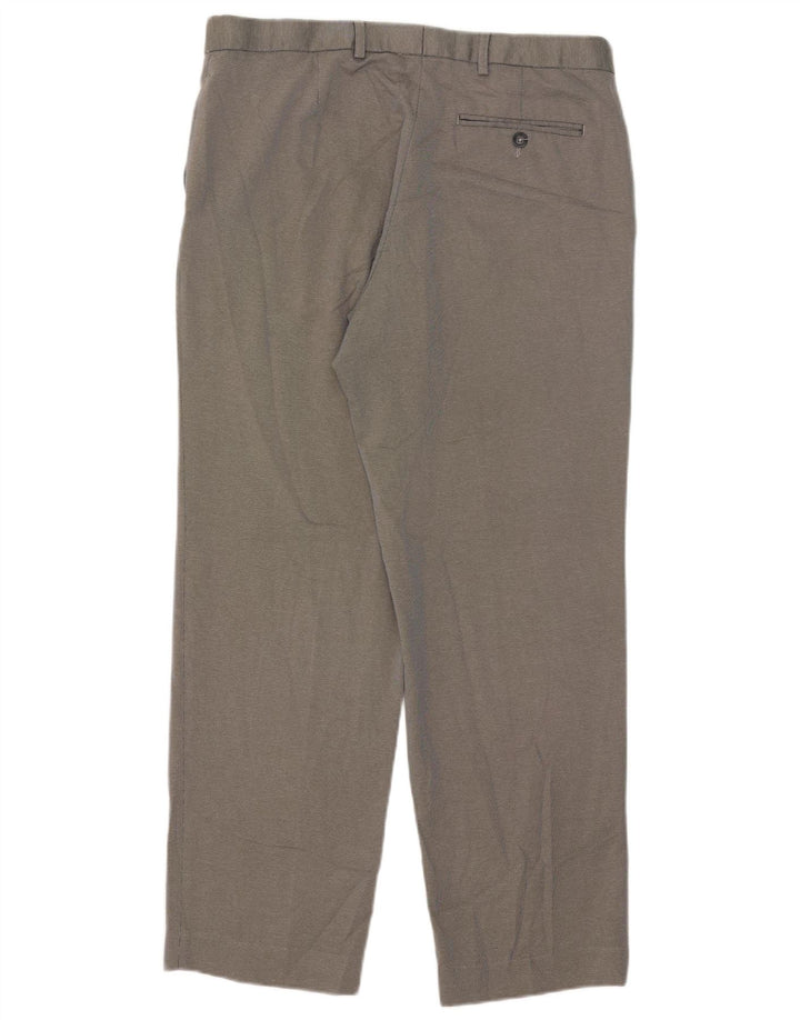 Marks & Spencer Herren-Anzughose in normaler Passform, W36 L31, grau, Polyester