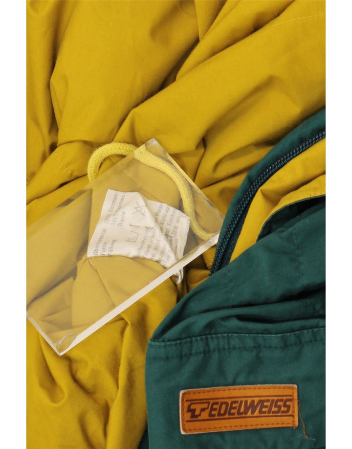 EDELWEISS Wattierte Herrenjacke mit Kapuze, UK 42, XL, Grün