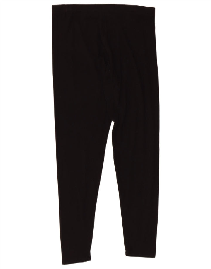 Fat Face Damen Leggings UK 14 Mittelschwarze Baumwolle
