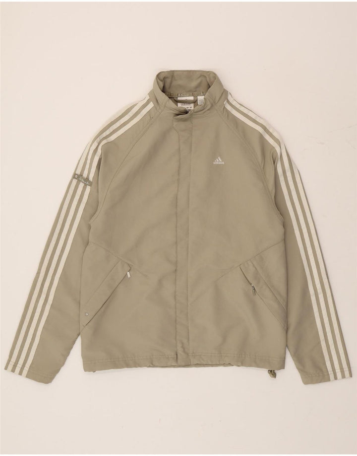 Adidas Herren Trainingsanzug Top Jacke XS Grün Polyester