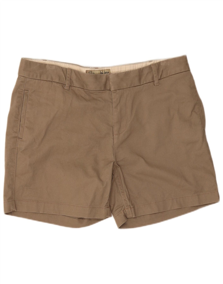 Fat Face Damen Chinoshorts UK 12 Medium W32 Khaki Baumwolle