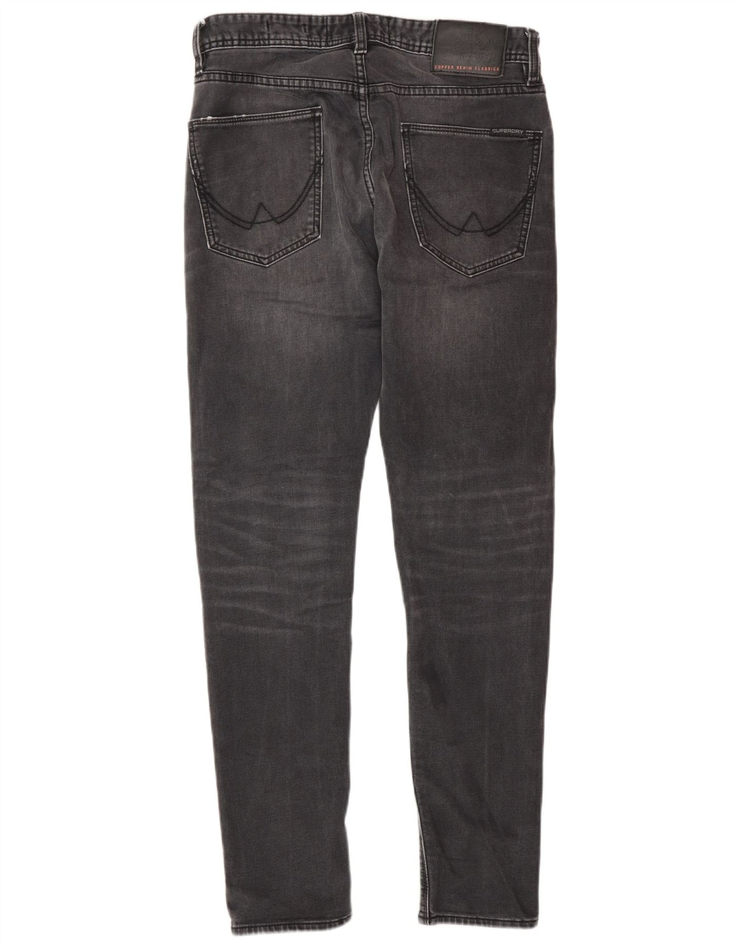 Superdry Herren Slim Tapered Jeans W30 L30 Grau Baumwolle
