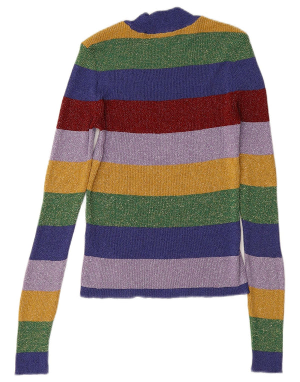 Zara Damen-Blusenoberteil, Gr. 40, Größe S, mehrfarbig, gestreift