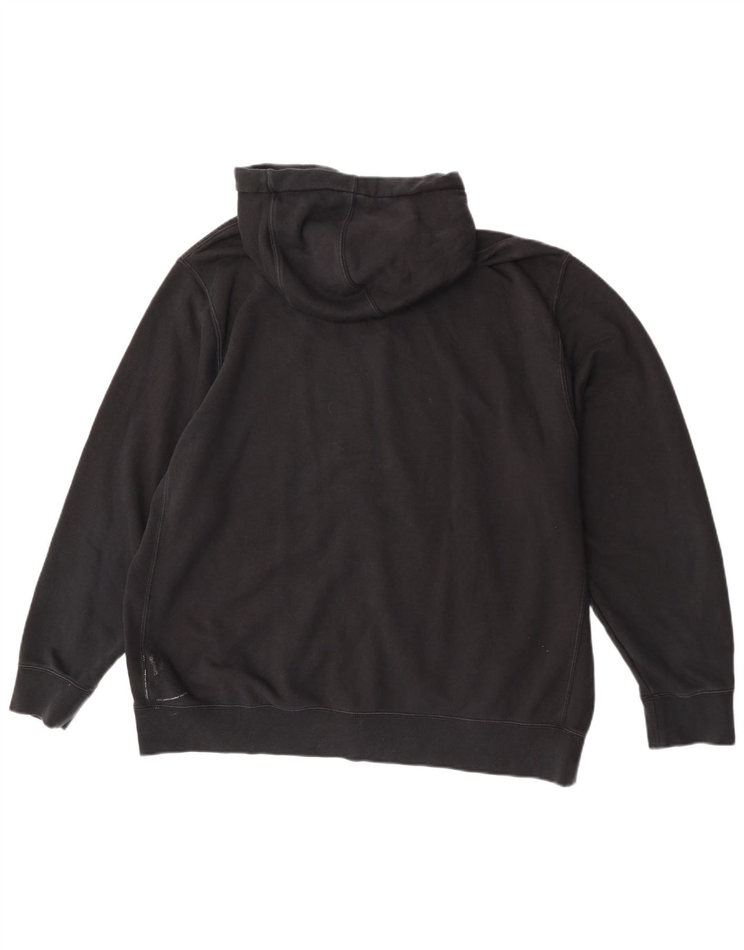 Nike Herren-Kapuzenpullover mit Reißverschluss, 2XL, schwarze Baumwolle