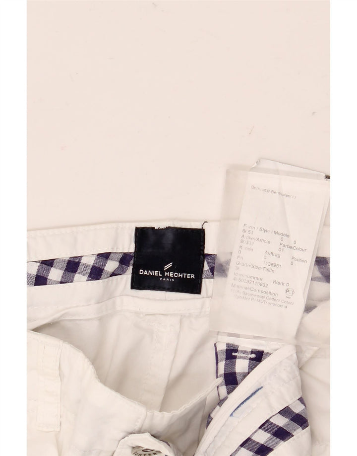 Daniel Hechter Herren Cargoshorts W36 Große weiße Baumwolle