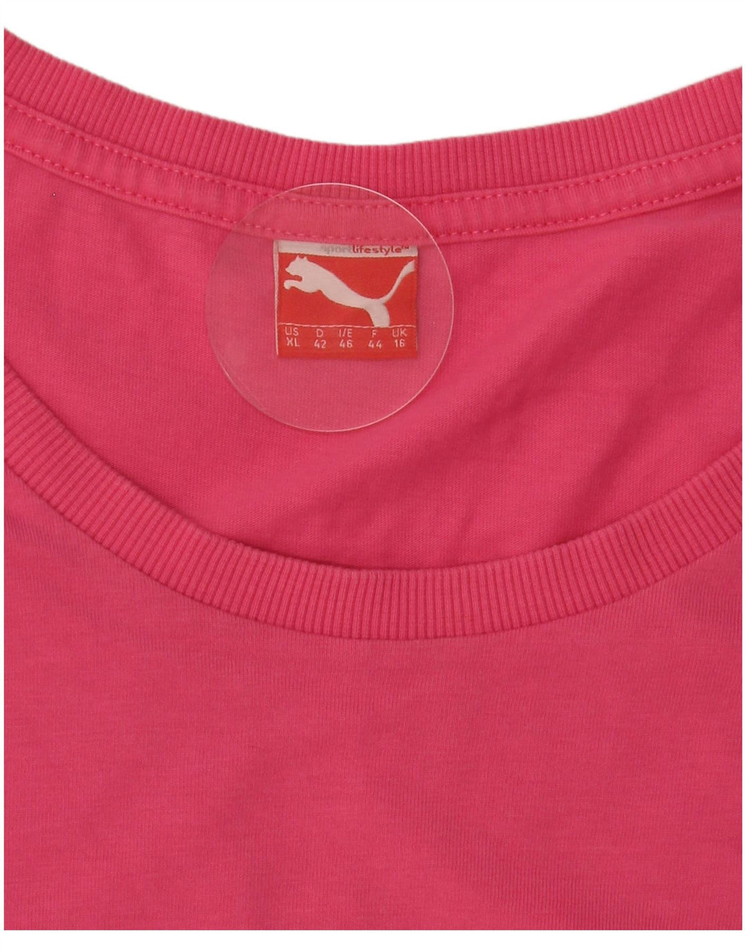 Puma Damen T-Shirt Top UK 16 Large Pink