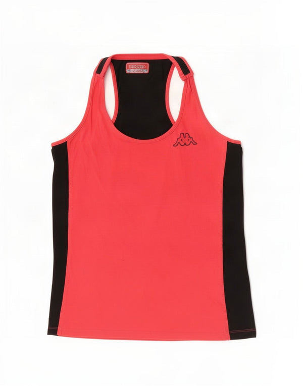 Kappa Mädchen-Trägershirt, 13–14 Jahre, 2XL, Rosa, Farbblock
