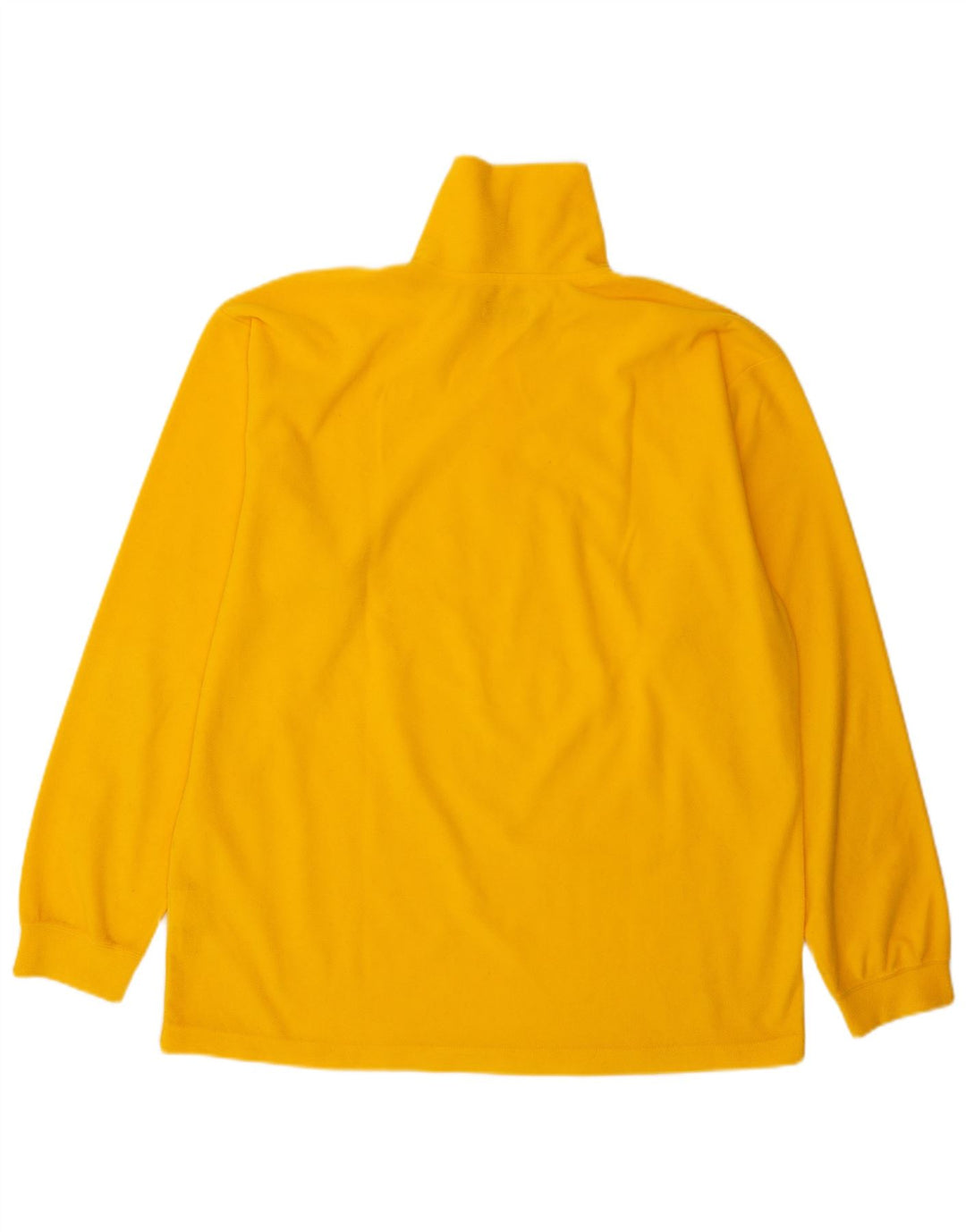 Invicta Herren-Fleecepullover mit Reißverschluss am Hals, 2XL, gelbes Polyester