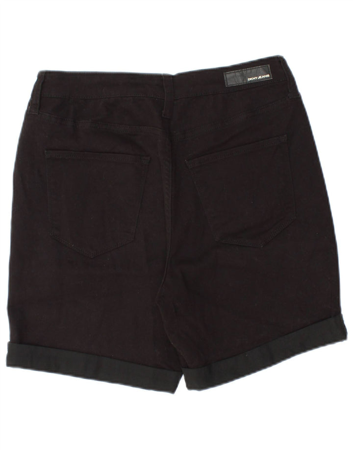 Dkny Damen Jeansshorts US 6 Medium W28 Schwarze Baumwolle