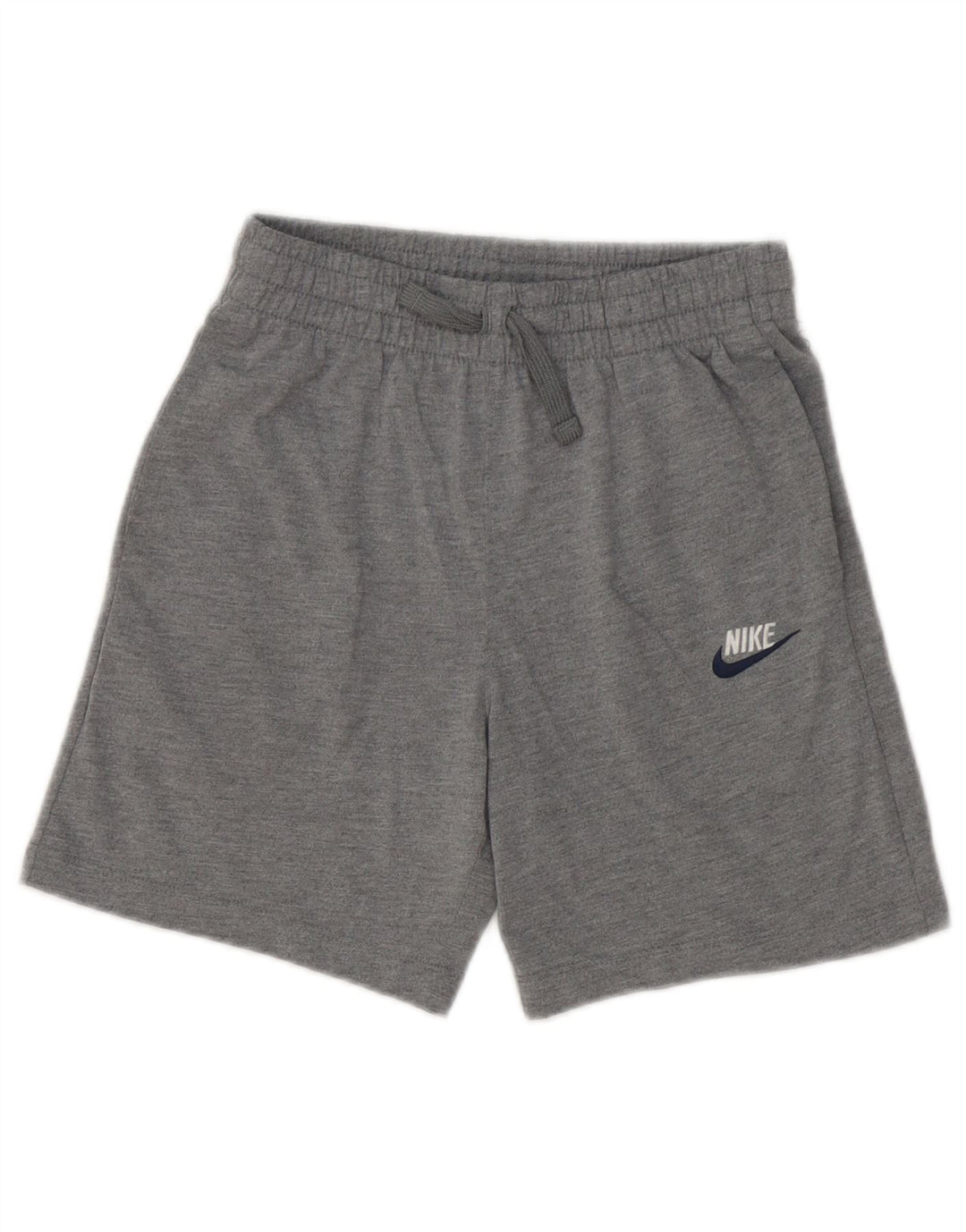 Nike Jungen-Sportshorts mit Standard-Passform, 10–11 Jahre, mittelgraue Baumwolle