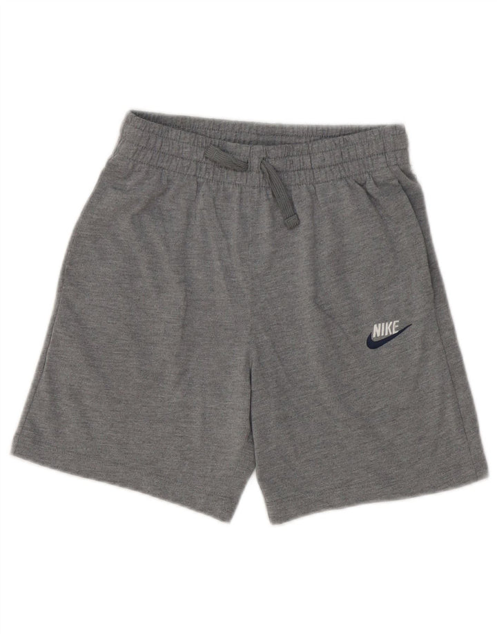 Nike Jungen-Sportshorts mit Standard-Passform, 10–11 Jahre, mittelgraue Baumwolle