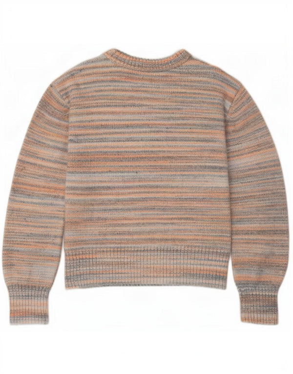 Marks & Spencer Womens Boat Neck Jumper Sweater UK 14 Medium Multicoloured