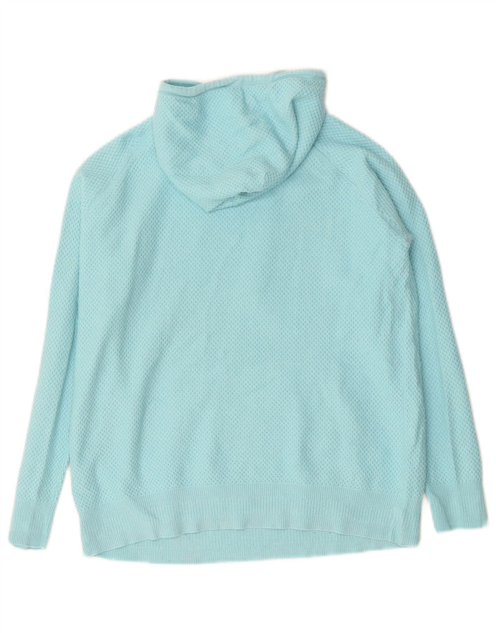MARKS & SPENCER Damen Kapuzenpullover UK 10 Small Blau Polyester