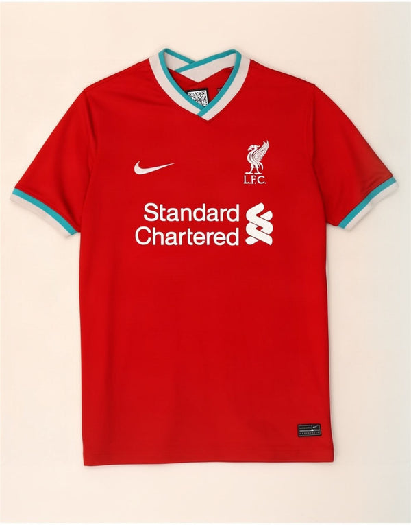 Nike Herren Liverpool Grafik-Trägershirt, mittelrotes Farbblock-Polyester