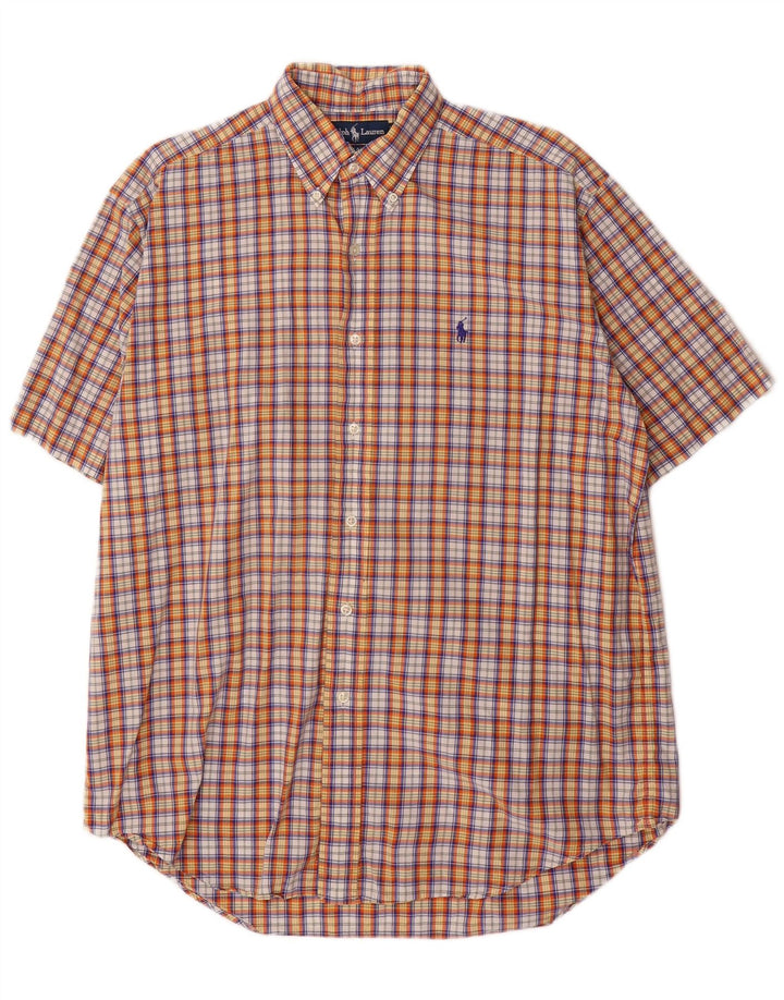 Ralph Lauren Herren-Blake-Kurzarmhemd, mittelgroß, mehrfarbig kariert