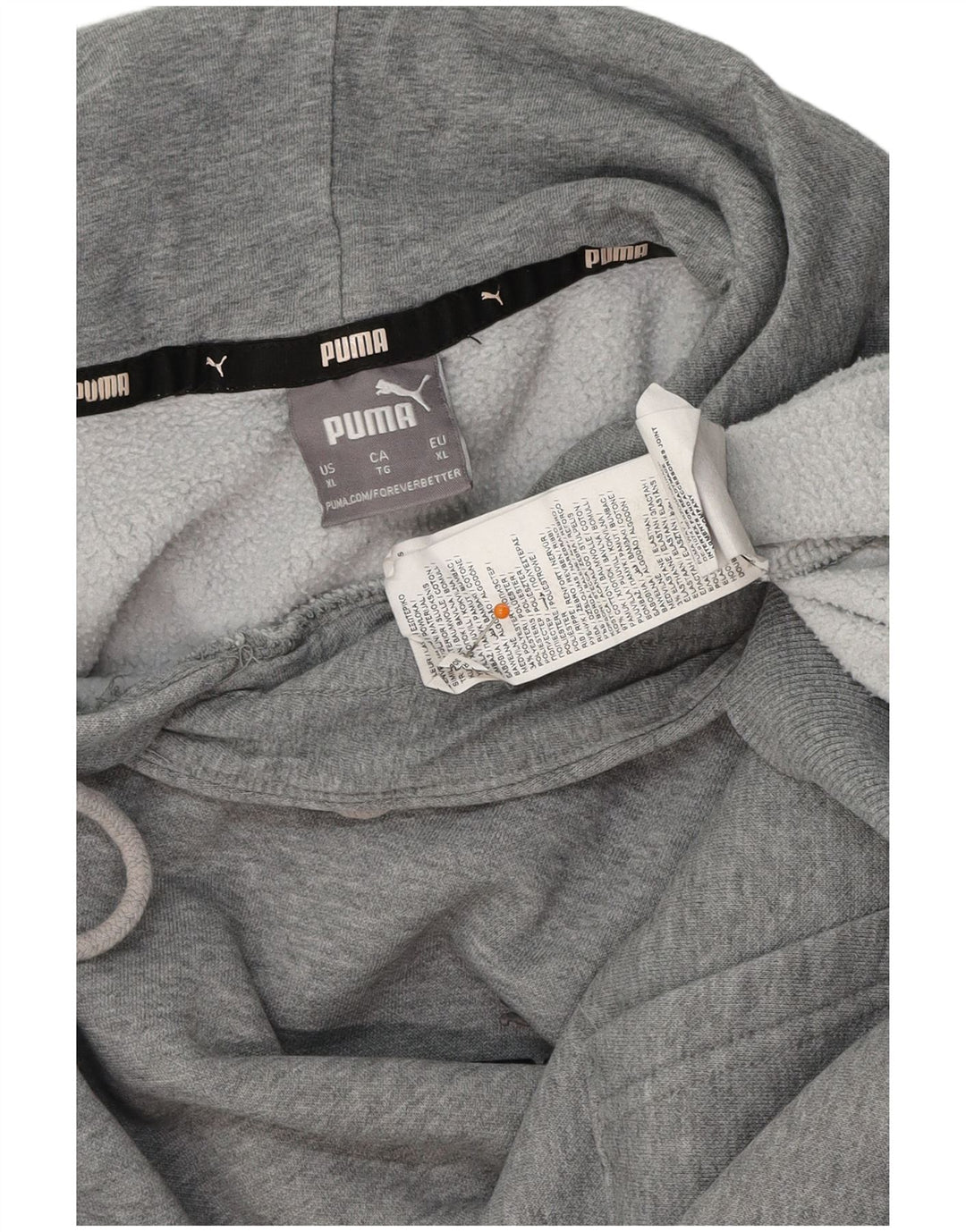 PUMA Herren Kapuzenpullover XL Grau Baumwolle