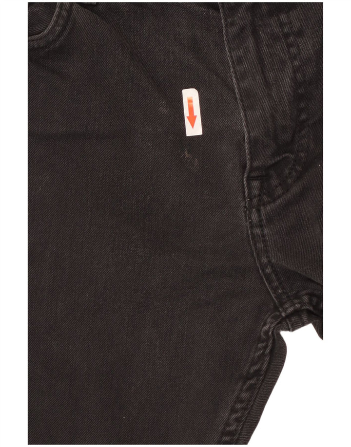 HUGO BOSS Damen Delaware Slim Jeans W34 L32 Schwarze Baumwolle