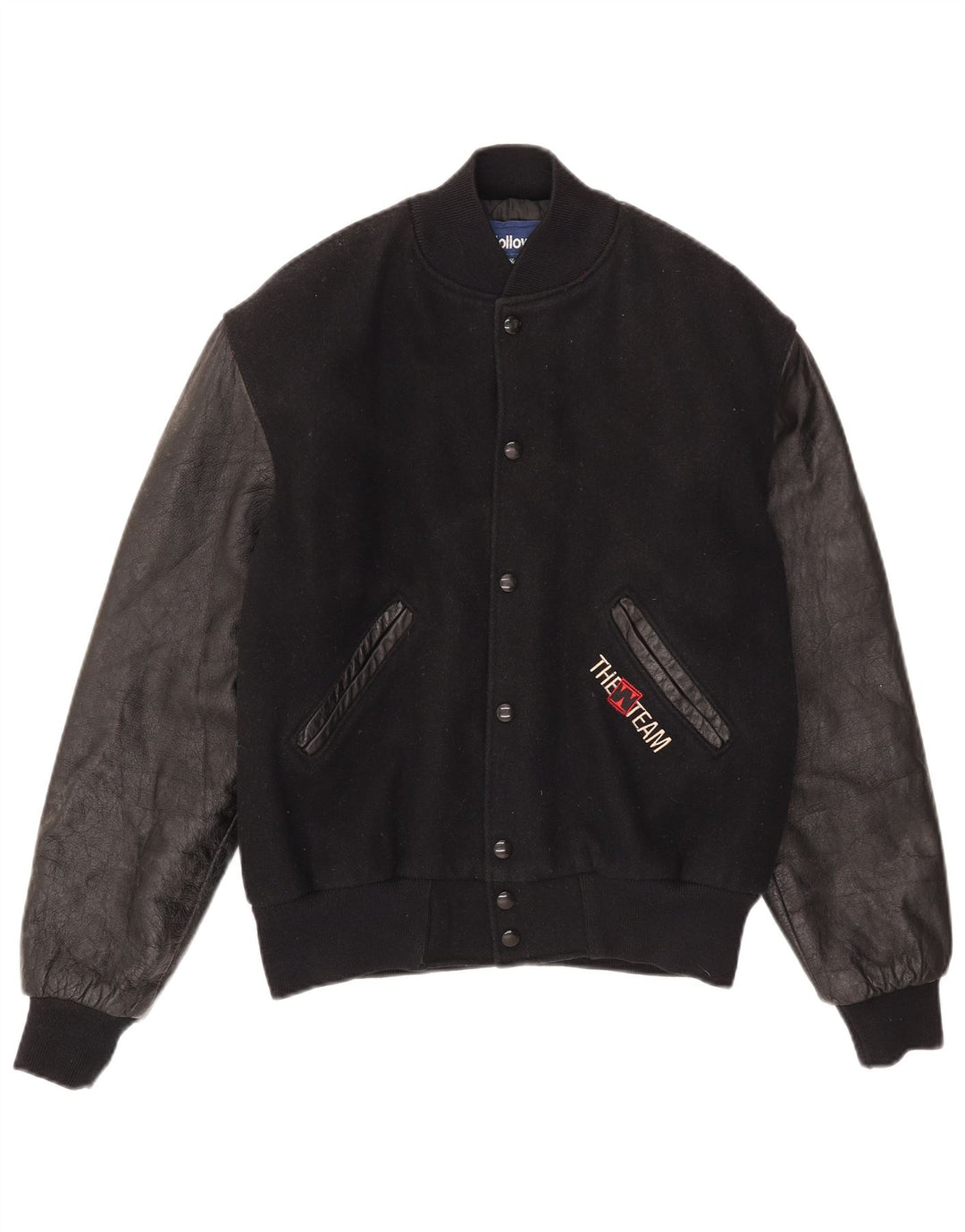 Holloway Herren Varsity Jacke UK 36 Small Schwarz