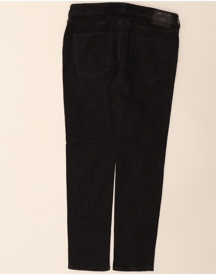 Jack & Jones Herren Slim Jeans W36 L32 Schwarze Baumwolle