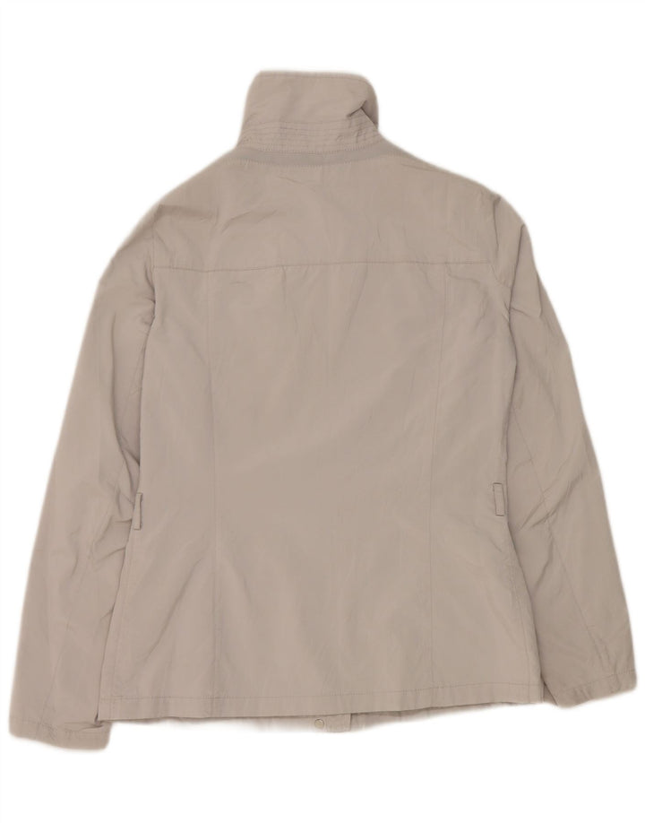 Geox Damen Regenjacke UK 8 Small Grau Polyester