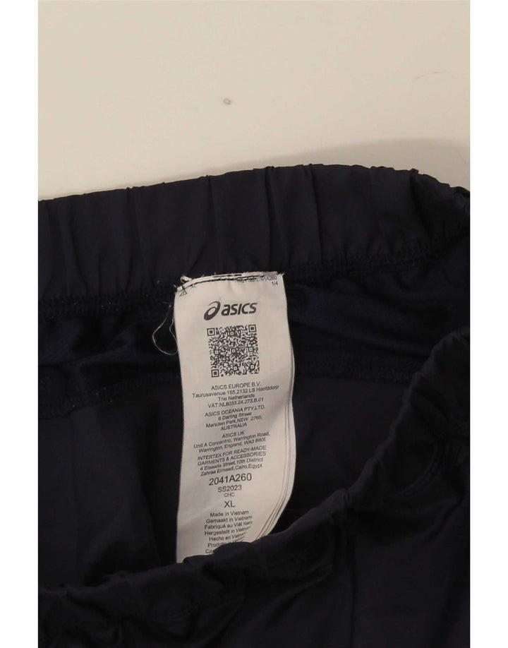 Asics Herren Sportshorts XL Marineblau Polyester