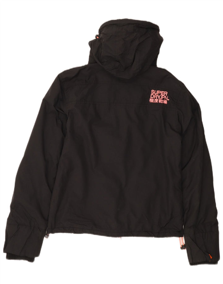 Superdry Damen The Windcheater Windjacke UK 14 Medium Schwarz