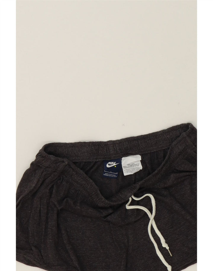 NIKE Womens Sport Shorts UK 16 Large  Grey Cotton Vintage Nike and Second-Hand Nike from Messina Hembry 