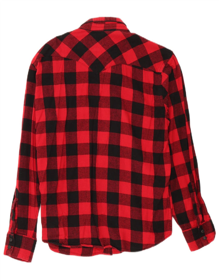 Levi's Herren-Flanellhemd, groß, rot kariert, Baumwolle