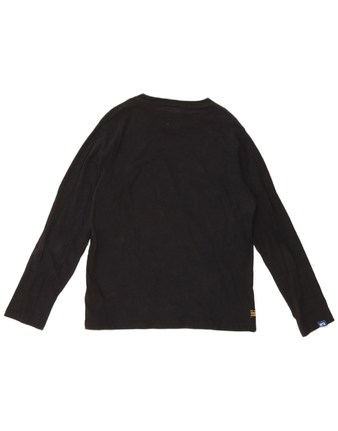 G-Star Herren Graphic Top Langarm Large Schwarz Baumwolle