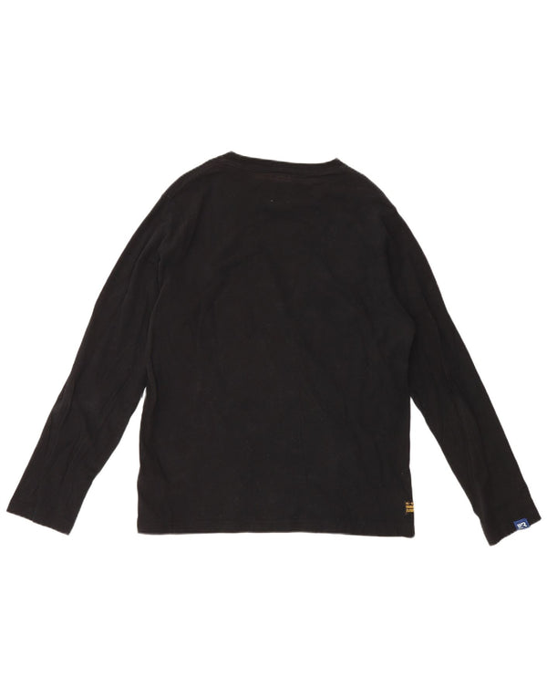 G-Star Herren Graphic Top Langarm Large Schwarz Baumwolle