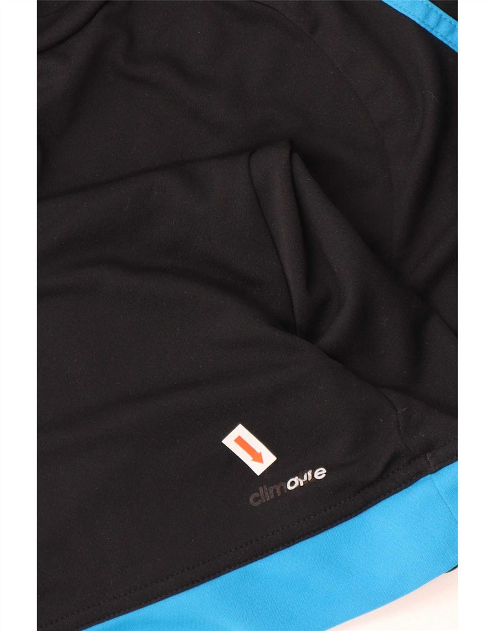 Adidas Herren Climalite T-Shirt Top Medium Schwarz Colourblock Polyester