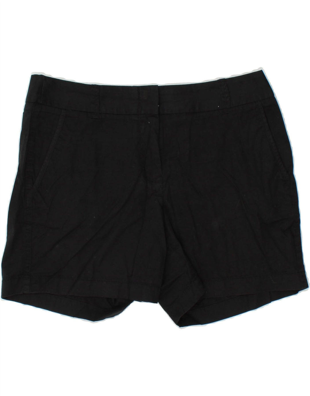 J. CREW Womens Broken In Chino Shorts US 8 Medium W28 Black Cotton | Vintage J. Crew | Thrift | Second-Hand J. Crew | Used Clothing | Messina Hembry 