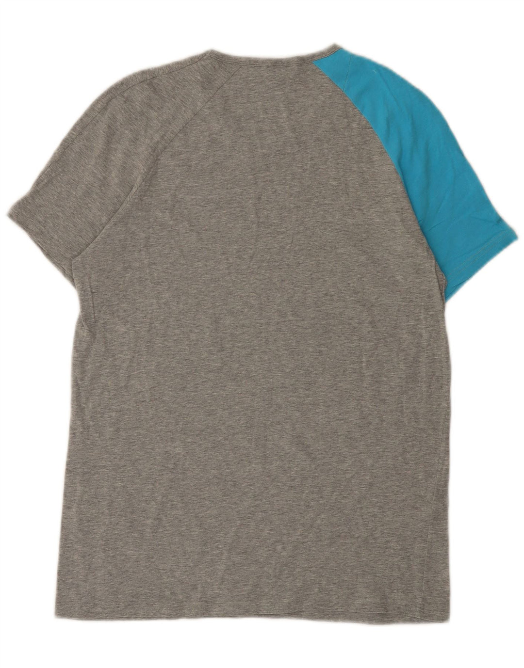 Sergio Tacchini Herren-T-Shirt mit Grafik, Größe S, Grau, Colourblock-Baumwolle