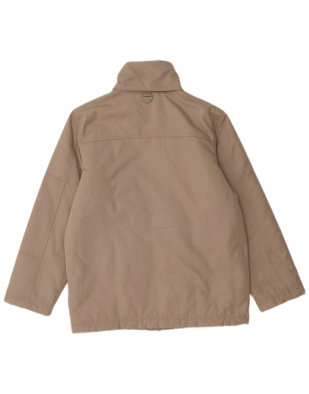 PUMA Girls Windbreaker Jacket 9-10 Years Medium Beige Polyester